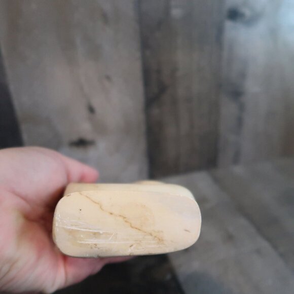 Minimalist Abstract Carved Soap Stone Statue Mother & Child Family - Picture 7 of 7